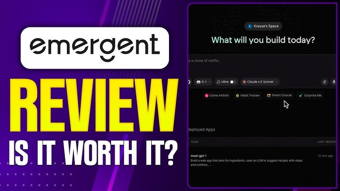 Emergent Hosting review dashboard and cloud hosting features