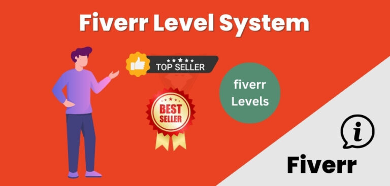 Fiverr seller levels infographic 2025 explaining criteria for New Seller, Level One, Level Two, and Top Rated